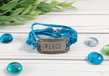 Load image into Gallery viewer, Wrap Leather Bracelet - Peace
