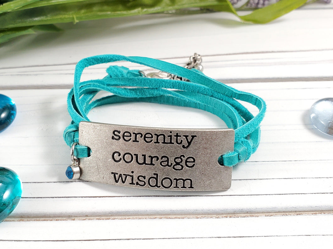 Wrap Leather Bracelet - Serenity