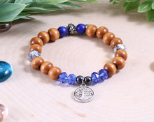 Load image into Gallery viewer, Wood Bracelet with Tree of Life
